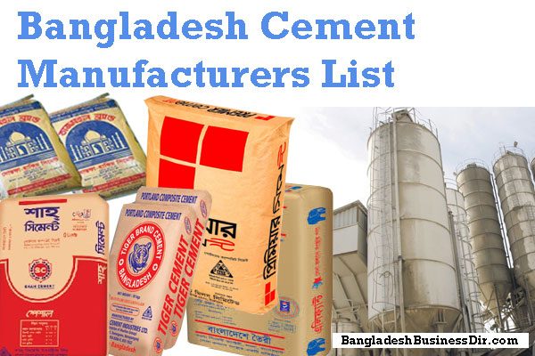 List of All Top Cement Companies in Bangladesh