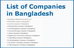 List of Companies in Bangladesh | BD company list by sector