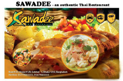 SAWADEE - authentic Thai Restaurant in Grand Oriental Ambiance.