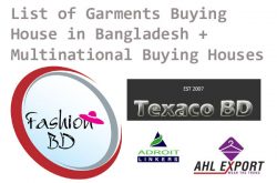 List of Garments Buying House in Bangladesh | Multinational Buying House