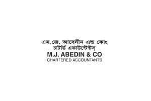 M. J. ABEDIN & CO.  : Chartered Accountants