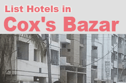 Coxs Bazar Hotels List