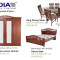 Nadia Furniture Almirah Bed Dining Table